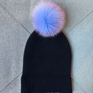 Autumn Cashmere Unicorn Pom Pom Hat
